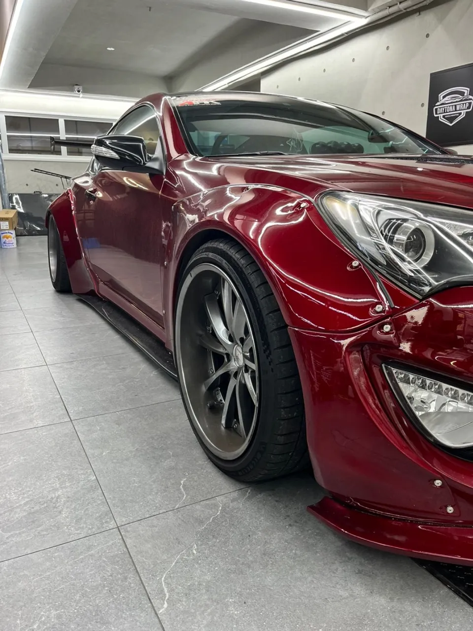 Genesis Coupe PPF施工事例:費用目安と仕上がり 施工写真 2-3