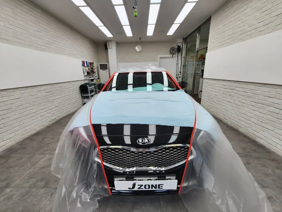 Kia K7のPPF施工事例｜費用目安と仕上がり 施工写真 3-1