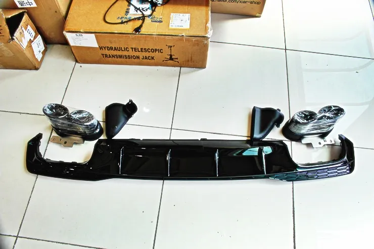 Audi A7 body kit - Audi A7 S7 Diffuser Upgrade Review photo 3