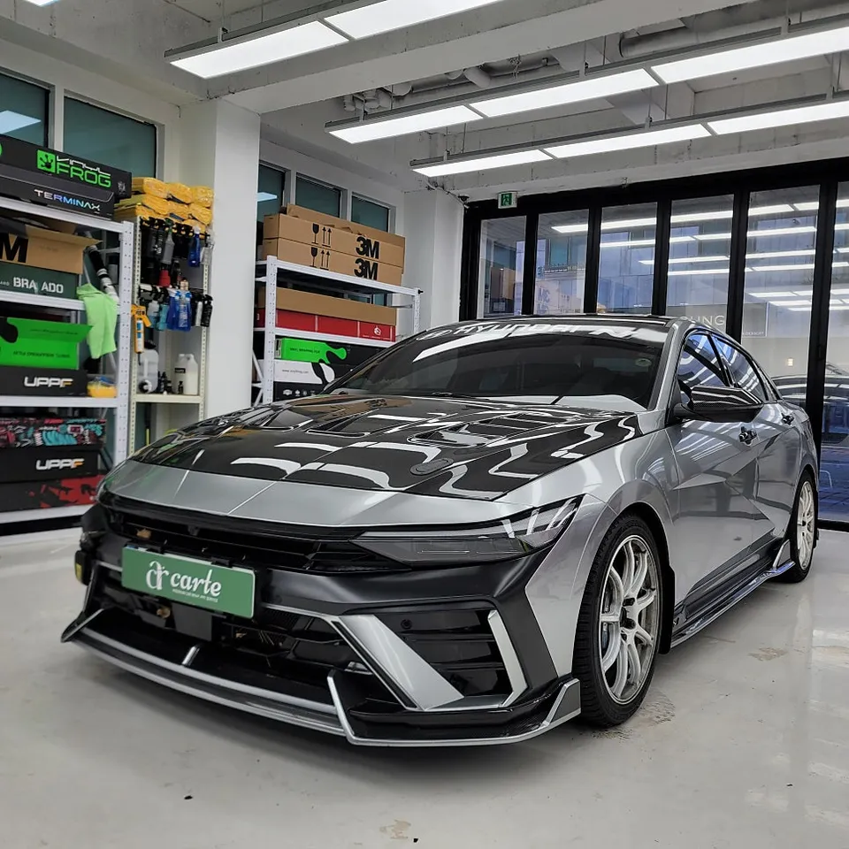 Hyundai Elantra NのPPF施工事例|カウル部分の保護 写真