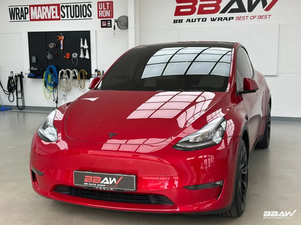 Tesla Model Y PPF施工事例|費用目安と仕上がり 施工写真 2-1