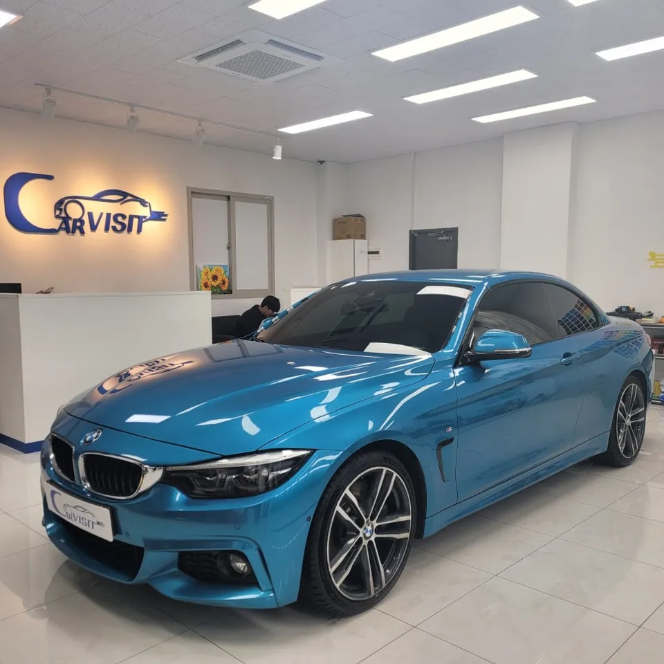 BMW 4 Seriesのカーラッピング事例|費用目安・仕上がり 施工写真 1-1