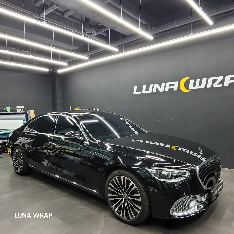 メルセデス・ベンツ Sクラス W223 施工事例|デュオトーンラッピング 施工写真 1-1