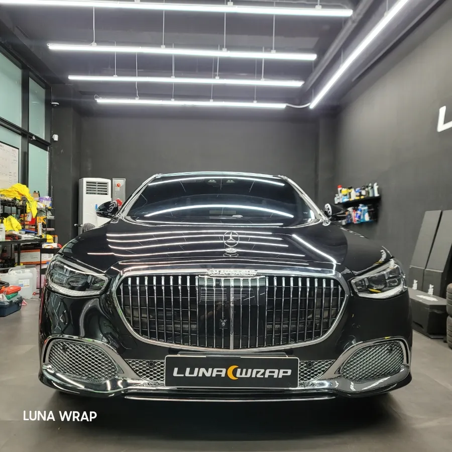 メルセデス・ベンツ Sクラス W223 施工事例|デュオトーンラッピング 施工写真 3-2