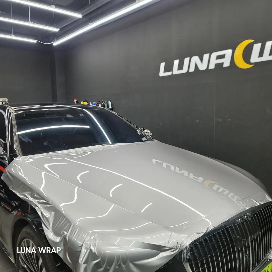 メルセデス・ベンツ Sクラス W223 施工事例|デュオトーンラッピング 施工写真 1-3