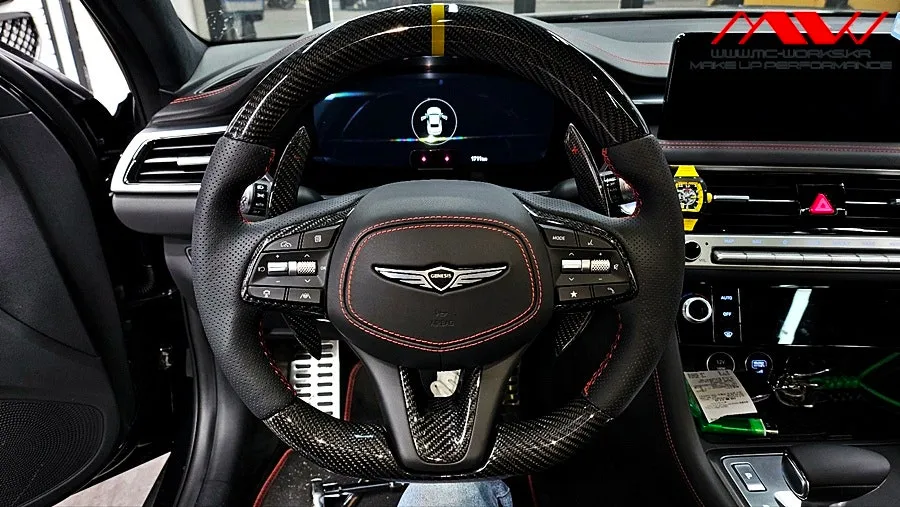 Genesis G70 steering wheel - Genesis G70 Steering Wheel Customization Review photo 3