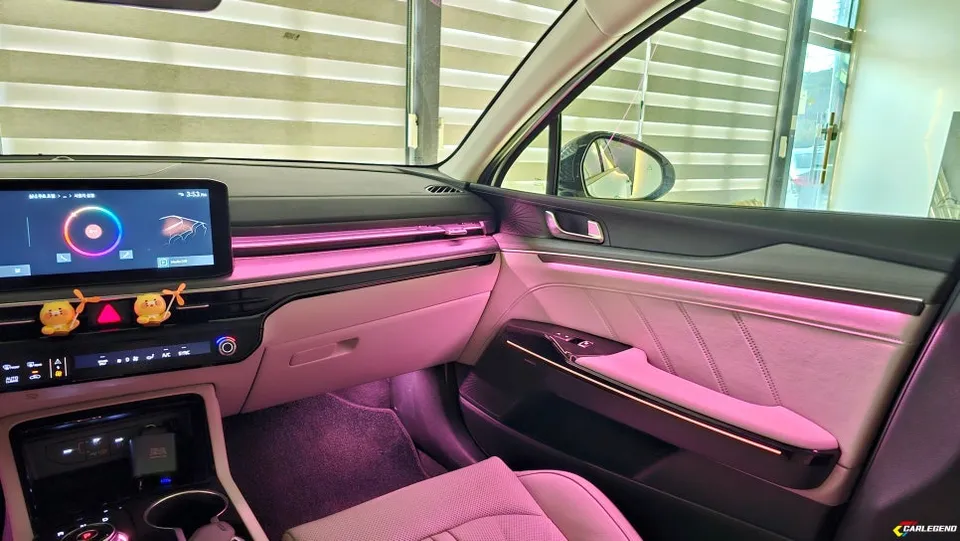 Kia K5 DL3 ambient lighting - Kia K5 DL3 Ambient Lighting Installation Review — Cost photo 3