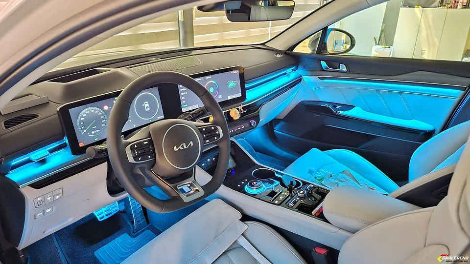 Kia K5 DL3 ambient lighting - Kia K5 DL3 Ambient Lighting Installation Review — Cost photo 4