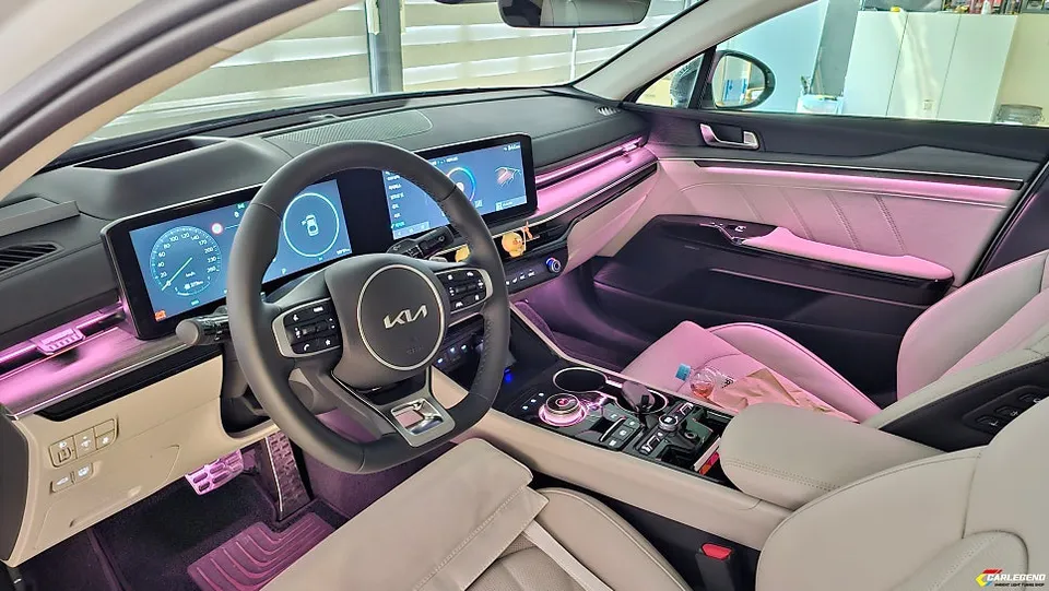 Kia K5 DL3 ambient lighting - Kia K5 DL3 Ambient Lighting Installation Review — Cost photo 5