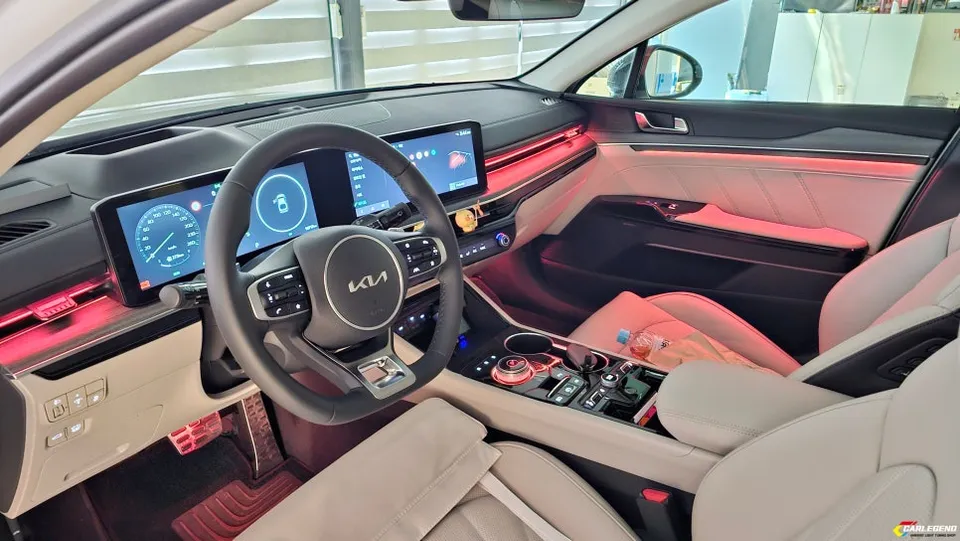 Kia K5 DL3 ambient lighting - Kia K5 DL3 Ambient Lighting Installation Review — Cost photo 6