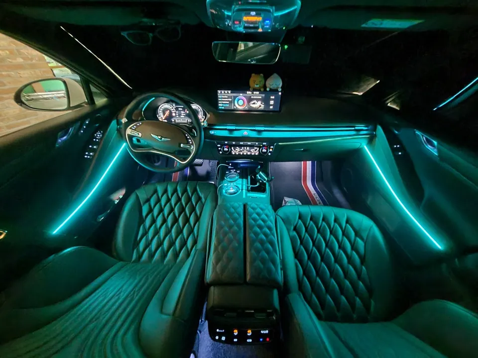 Genesis G80 RG3 ambient lighting - Genesis G80 RG3 Ambient Lighting Review: Cost & Results photo 3