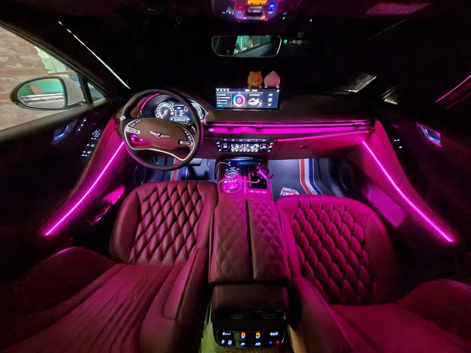 Genesis G80 RG3 ambient lighting - Genesis G80 RG3 Ambient Lighting Review: Cost & Results photo 5
