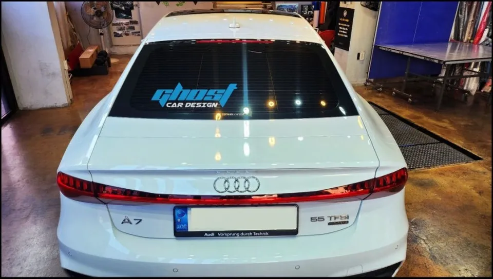 Audi A7のカーラッピング事例|費用目安・仕上がり 施工写真 1-2