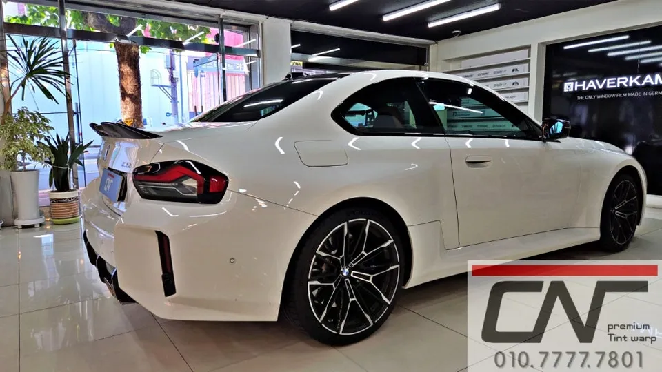 BMW M2 カーフィルム施工事例：費用目安と仕上がり 施工写真 2-1