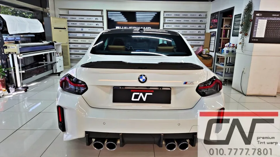 BMW M2 カーフィルム施工事例：費用目安と仕上がり 施工写真 2-2