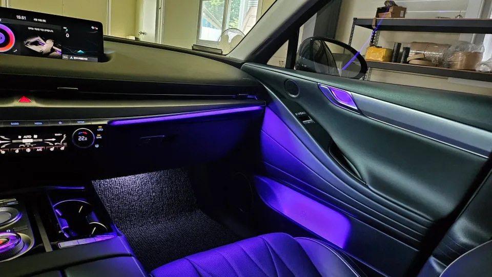 Genesis G80 RG3 ambient lighting - Genesis G80 RG3 Ambient Lighting Upgrade Review photo 3