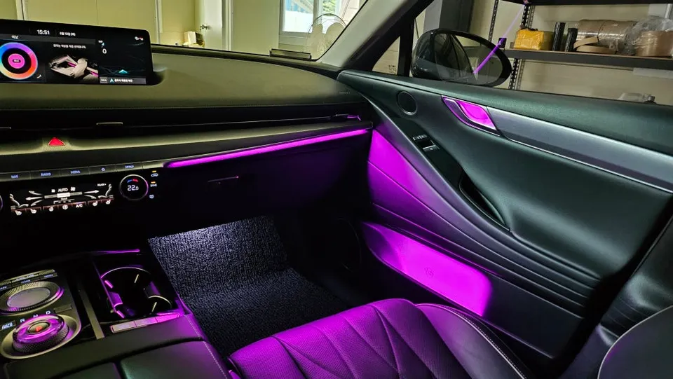 Genesis G80 RG3 ambient lighting - Genesis G80 RG3 Ambient Lighting Upgrade Review photo 4