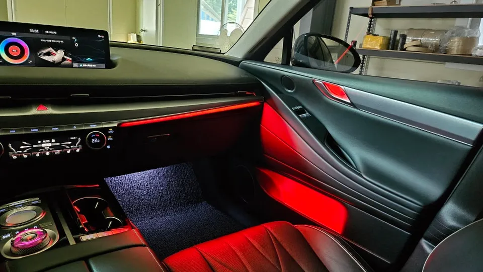 Genesis G80 RG3 ambient lighting - Genesis G80 RG3 Ambient Lighting Upgrade Review photo 5