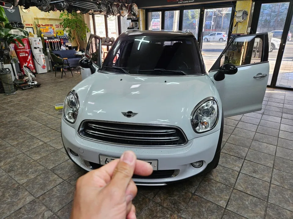 BMW MINI Cooper soundproofing installation result