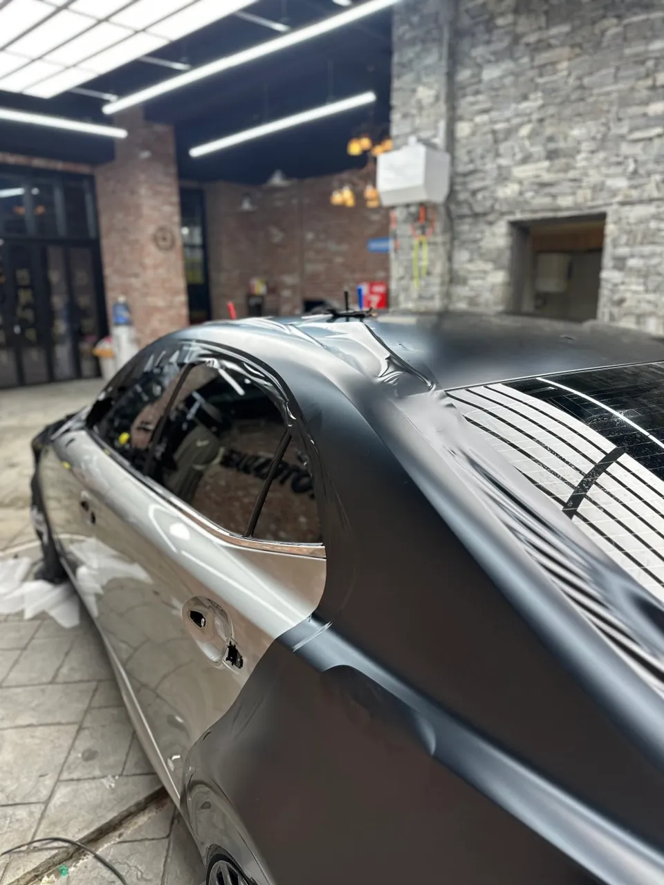 Lexus IS300 Vinyl Wrap Review: Satin Black Transformation photo 2
