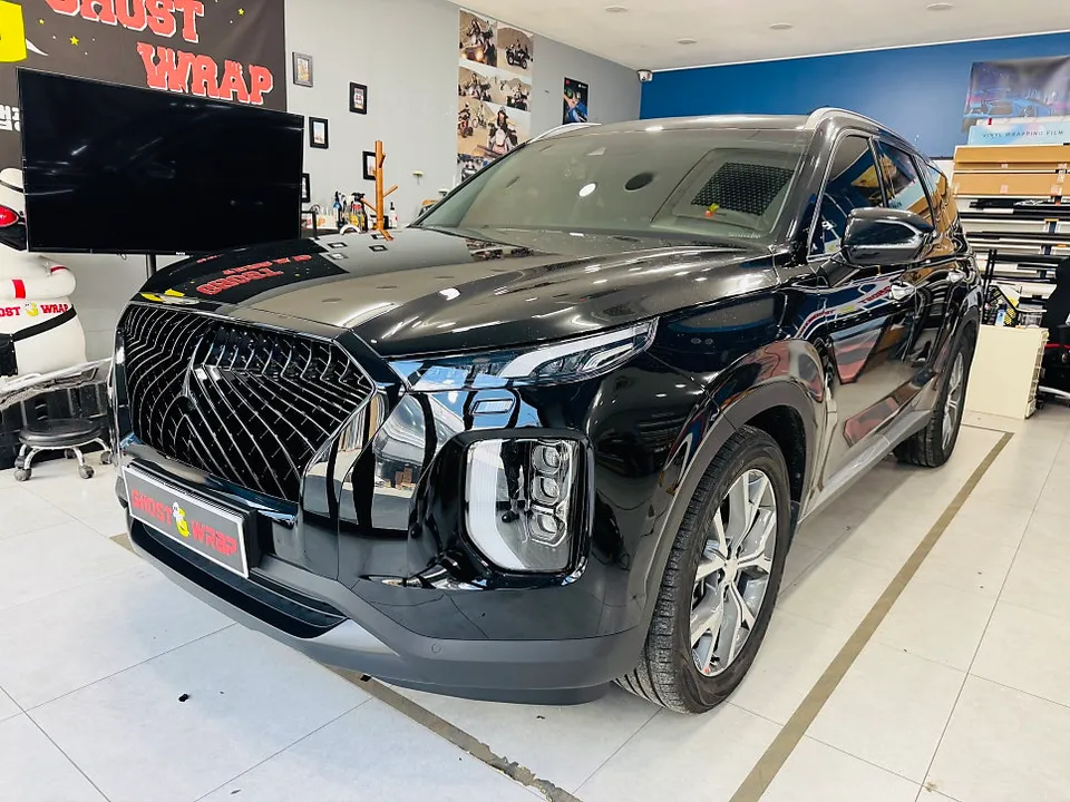 Hyundai Palisadeのカーラッピング事例|費用目安・仕上がり 施工写真 2-3