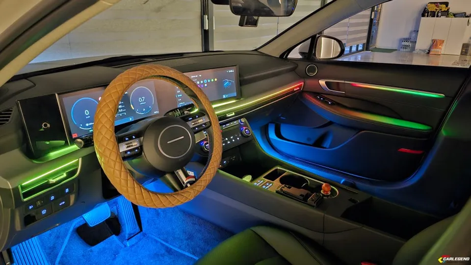 Hyundai Sonata DN8 ambient lighting - Hyundai Sonata DN8 Ambient Lighting Review: Cost & Results photo 3