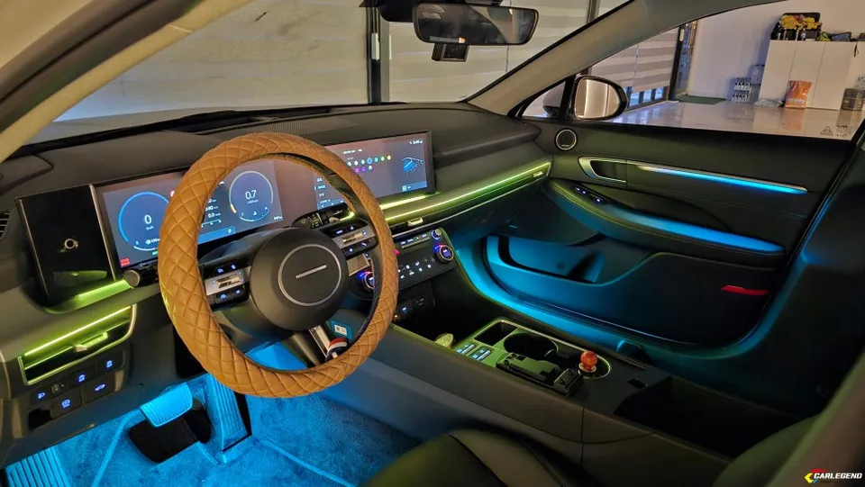 Hyundai Sonata DN8 ambient lighting - Hyundai Sonata DN8 Ambient Lighting Review: Cost & Results photo 4