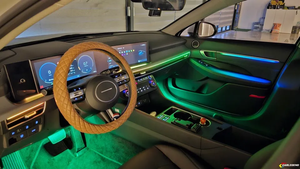 Hyundai Sonata DN8 ambient lighting - Hyundai Sonata DN8 Ambient Lighting Review: Cost & Results photo 5