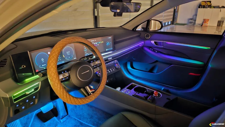 Hyundai Sonata DN8 ambient lighting - Hyundai Sonata DN8 Ambient Lighting Review: Cost & Results photo 6