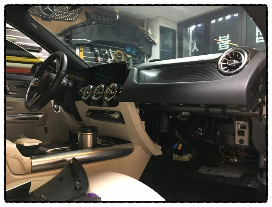 Mercedes-Benz GLA body repair - Mercedes-Benz GLA Body Repair & Painting Review — Glove Box Fix photo 5
