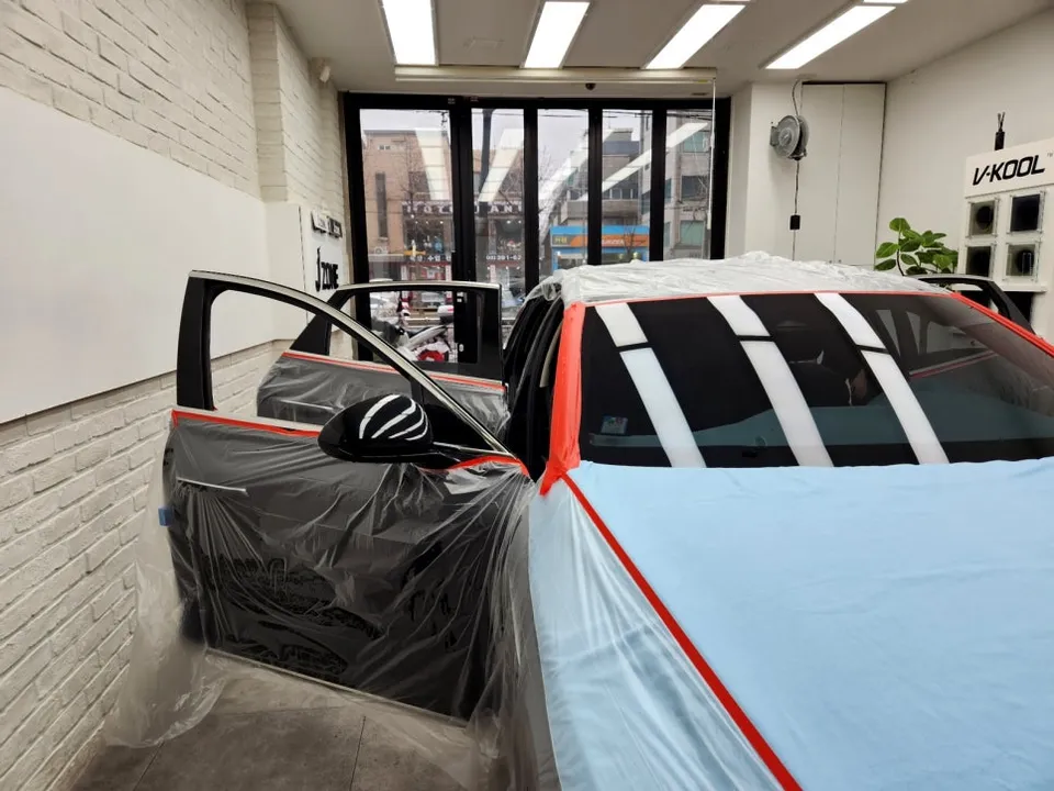 Genesis G80 PPF施工事例|費用目安と仕上がり 施工写真 2-2