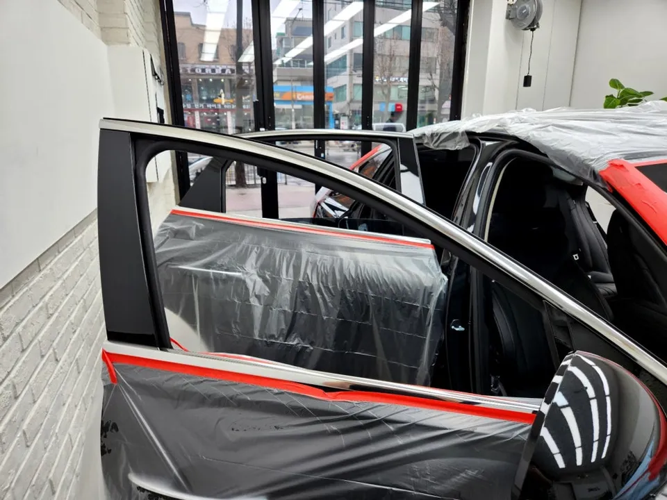 Genesis G80 PPF施工事例|費用目安と仕上がり 施工写真 1-3