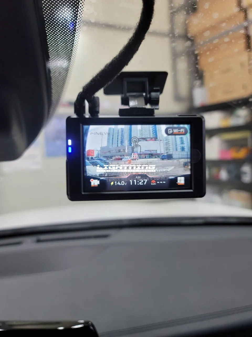Kia K5 DL3のドライブレコーダー取付事例 施工写真 4-2