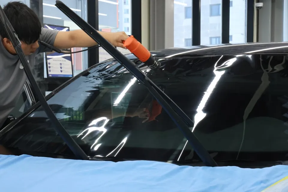 Kia Carnival window tinting - Kia Carnival Window Tinting Review: Glasstint Santana VLT 22% photo 3
