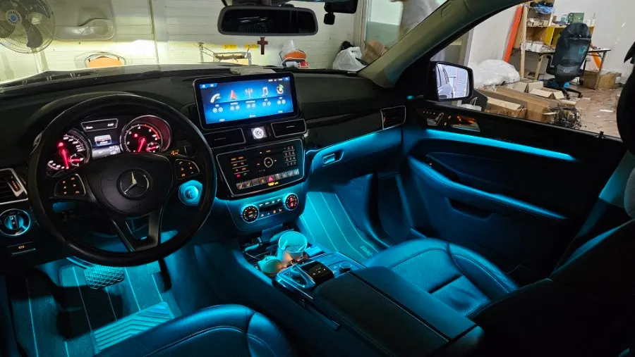 Mercedes-Benz GLS ambient lighting - Mercedes-Benz GLS Ambient Lighting Review: Full Upgrade photo 4