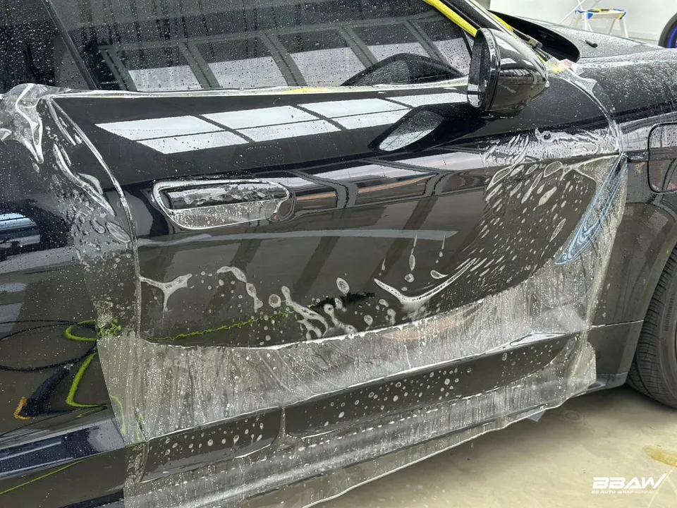 Porsche Taycan PPF施工事例|韓国での実例と費用目安 施工写真 3-2