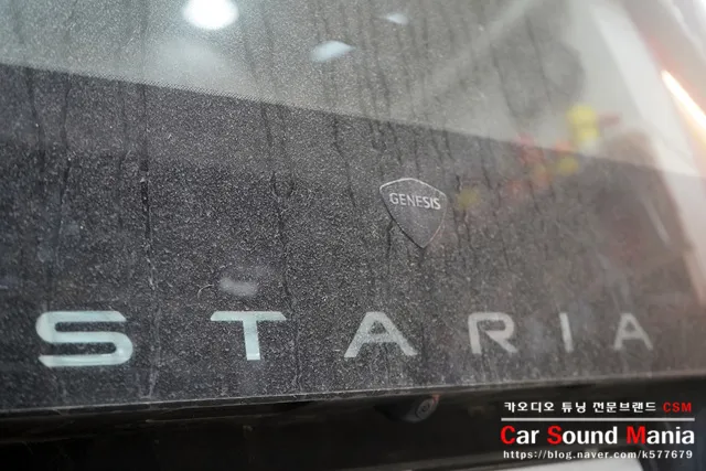 Hyundai Staria car audio installation result