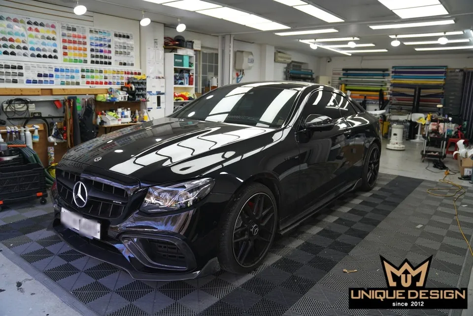 Mercedes-Benz E53 AMG Coupe PPF Review: Matte Silver Transformati photo 2