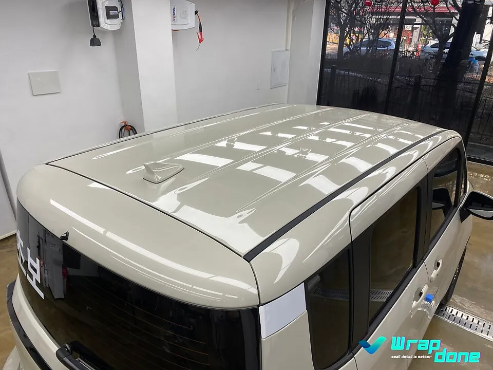 Kia Ray EVのカーラッピング事例|費用目安・仕上がり 施工写真 1-2