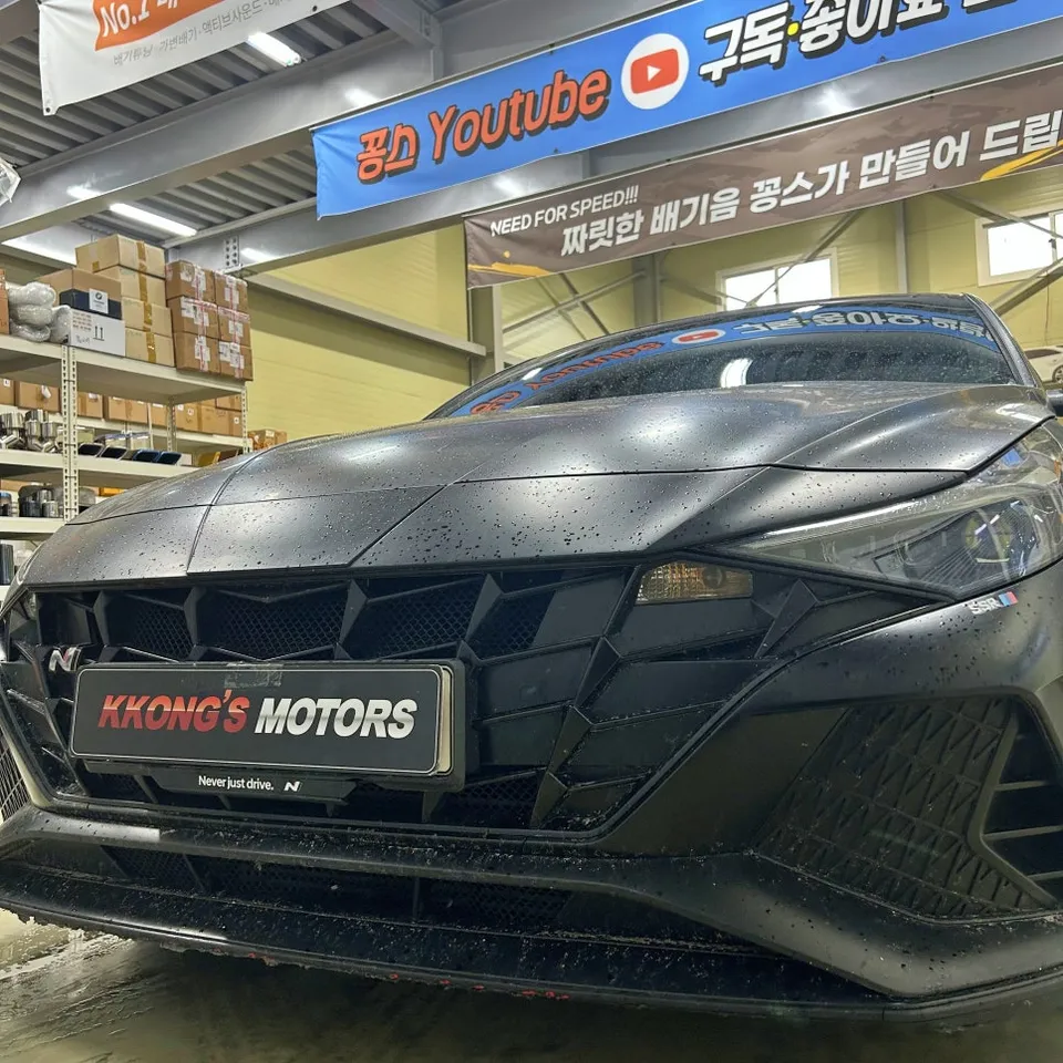 Hyundai Elantra exhaust upgrade installation result