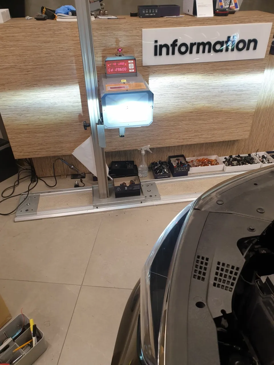 Kia K5 body repair installation result