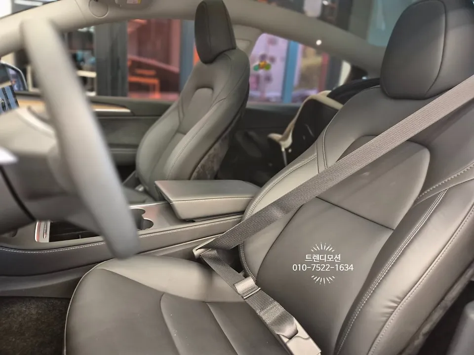 Tesla Model Y interior customization - Tesla Model Y Interior Customization Review: Color Seatbelts photo 5