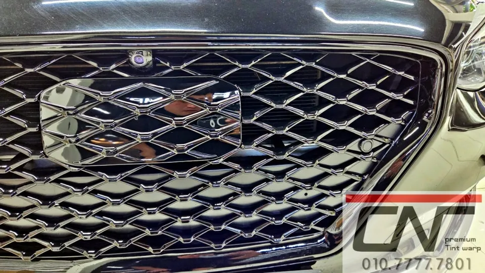 Hyundai Grandeur IG body kit - Hyundai Grandeur IG Body Kit Review: G Parts Pure Black Grill Upg photo 6