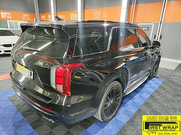 Hyundai Palisadeのカーラッピング事例|費用目安・仕上がり 施工写真 3-1