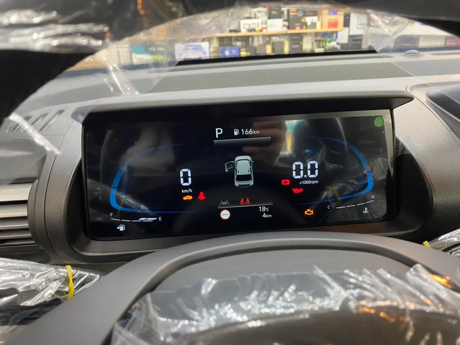Hyundai Casperのドライブレコーダー取付事例 施工写真 4-2