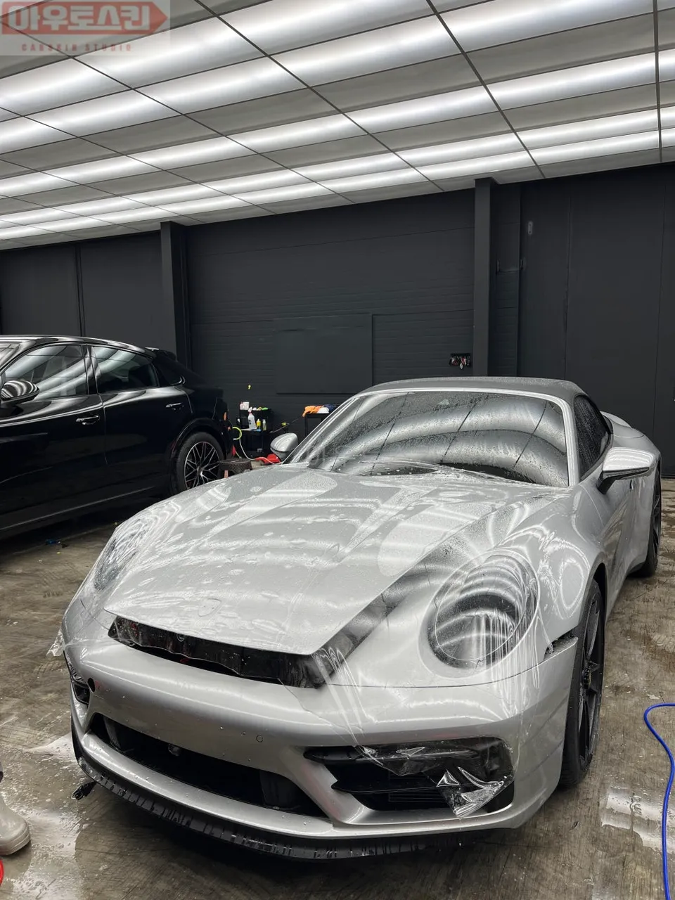 ポルシェ911のPPF施工事例｜韓国での実例紹介 施工写真 1-2