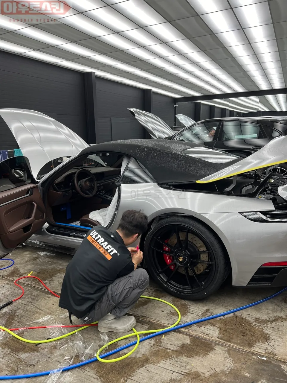 ポルシェ911のPPF施工事例｜韓国での実例紹介 施工写真 1-3
