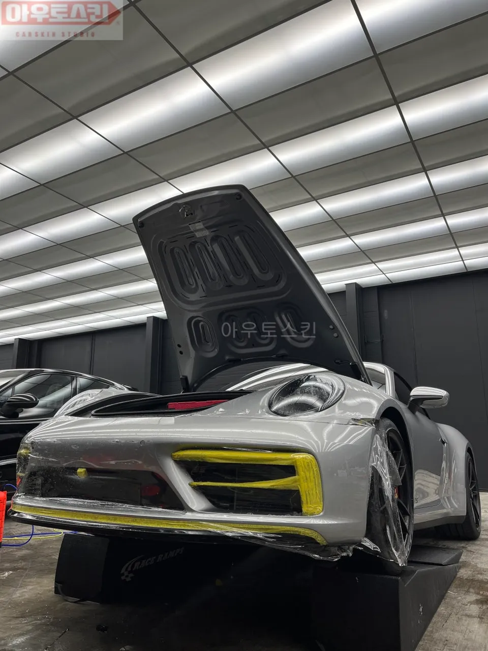 ポルシェ911のPPF施工事例｜韓国での実例紹介 施工写真 3-3