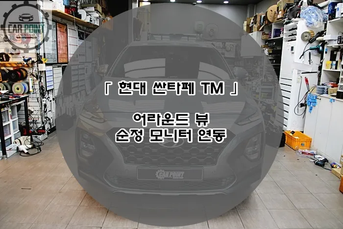 Hyundai Santa Fe TM surround view camera installation result