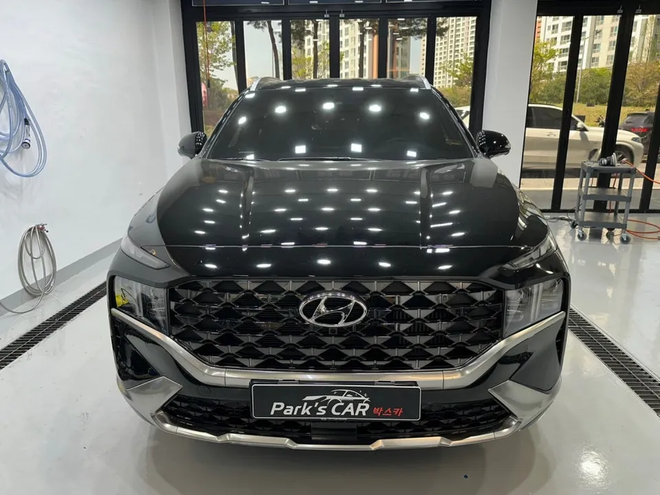 Hyundai Santa Fe TM ambient lighting installation result